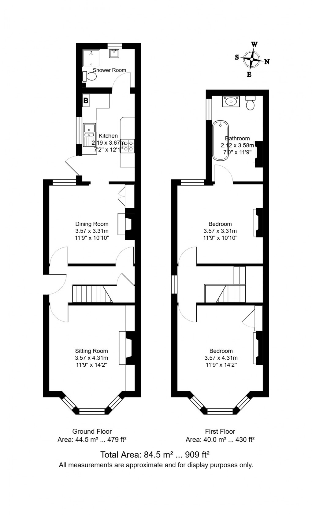 Floorplan for Tunbridge Wells, Kent