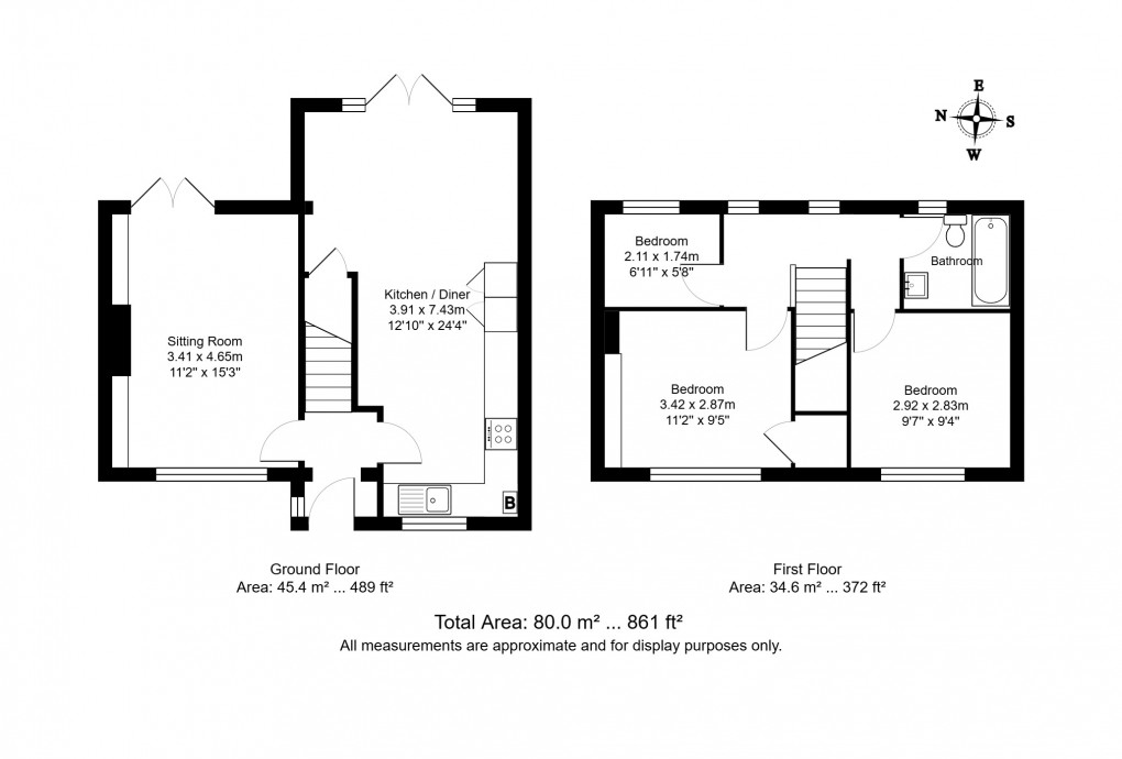 Floorplan for Tunbridge Wells, Kent