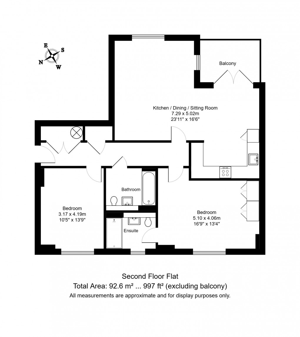 Floorplan for Windmill Street, Tunbridge Wells
