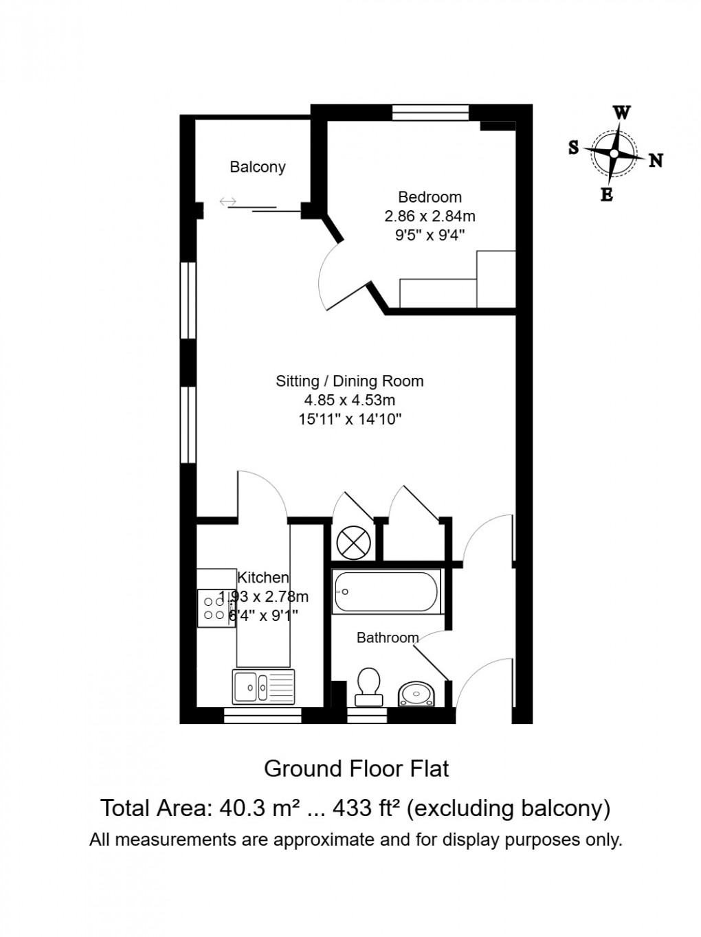 Floorplan for Tunbridge Wells, Kent