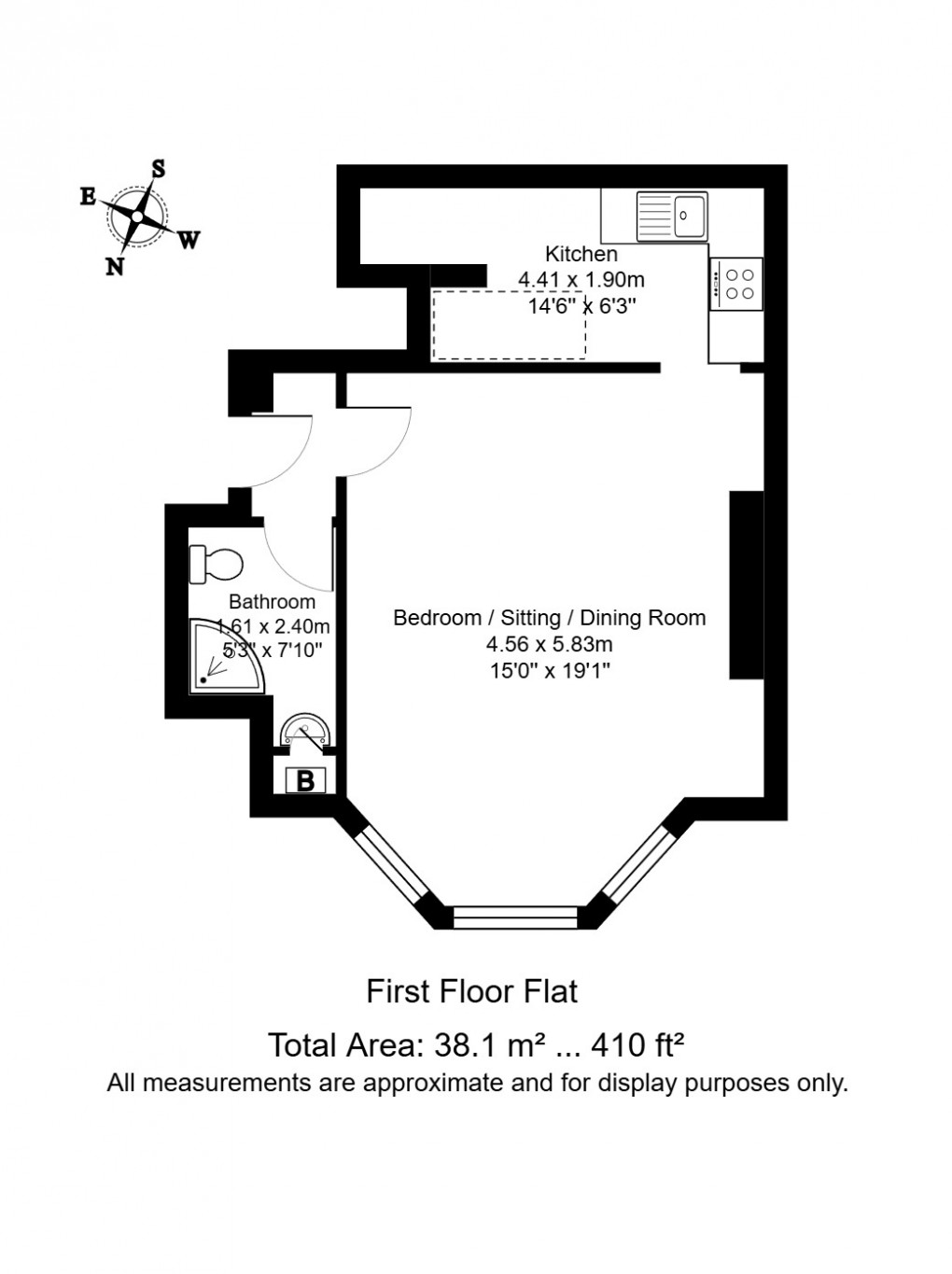 Floorplan for Queens Road, Tunbridge Wells, Kent