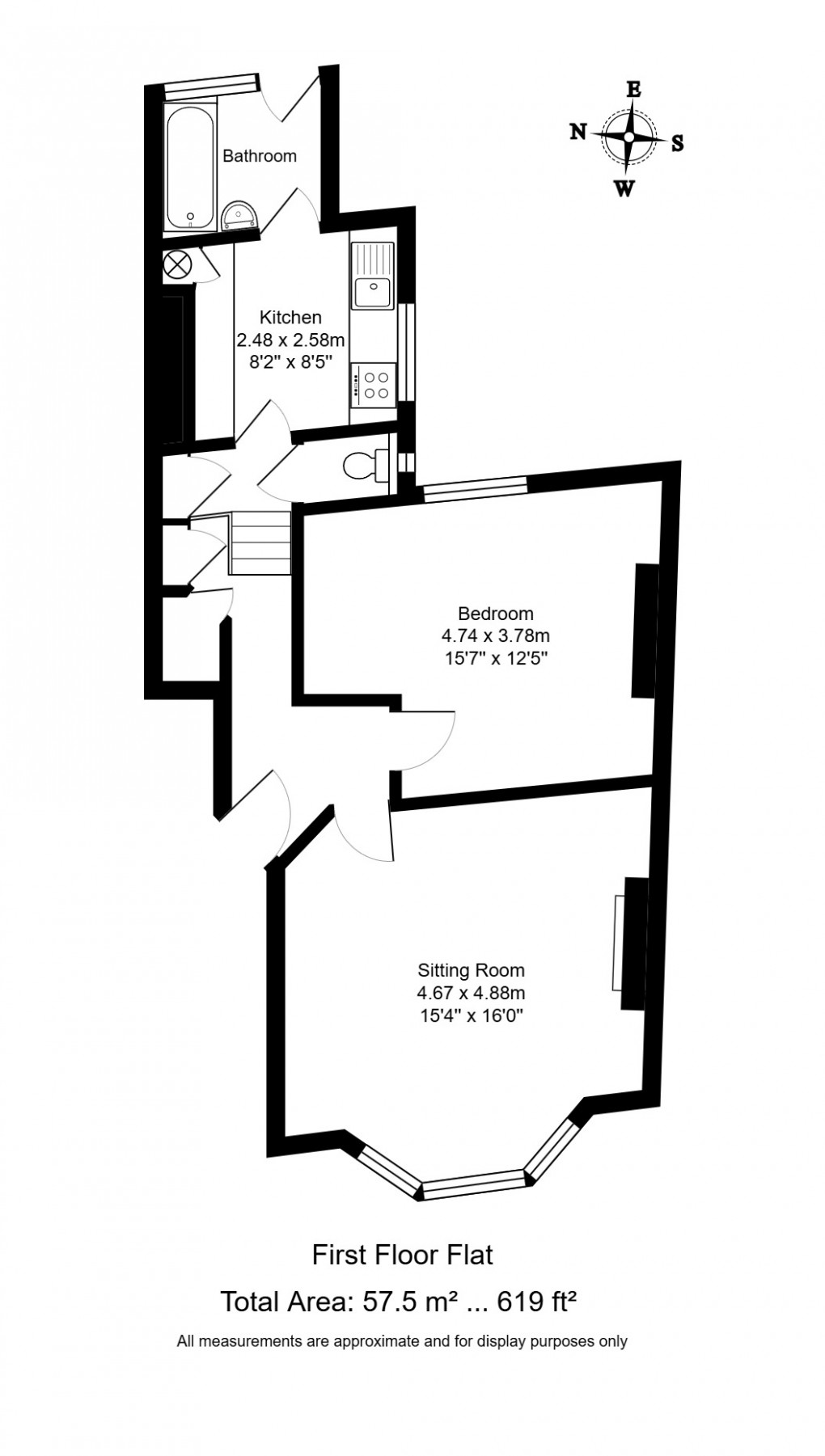 Floorplan for Monson Colonnade, Tunbridge Wells, Kent
