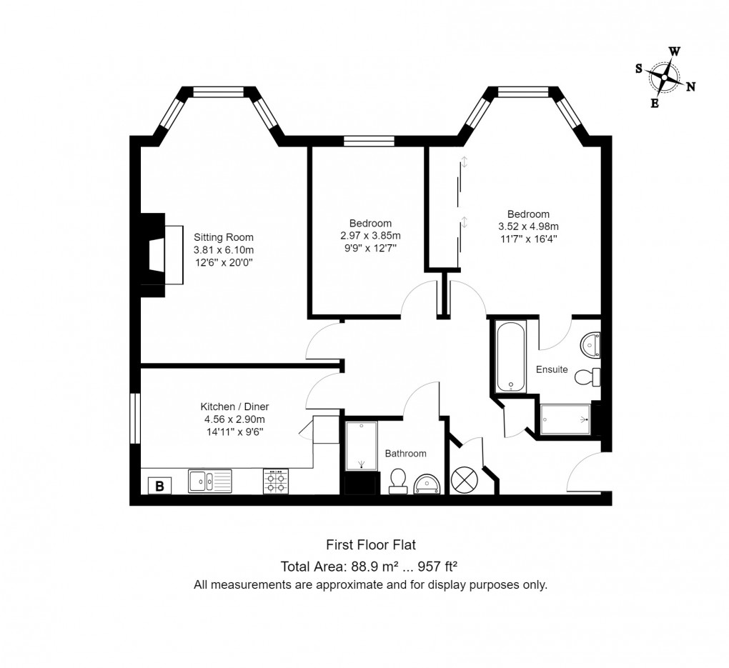 Floorplan for T/Wells, Kent